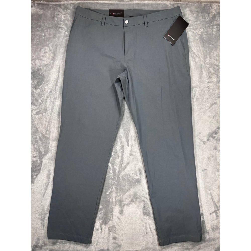 Lululemon ABC Classic-Fit Trouser 40x34 VersaTwill Grey LM5AX8S OLBL NWT